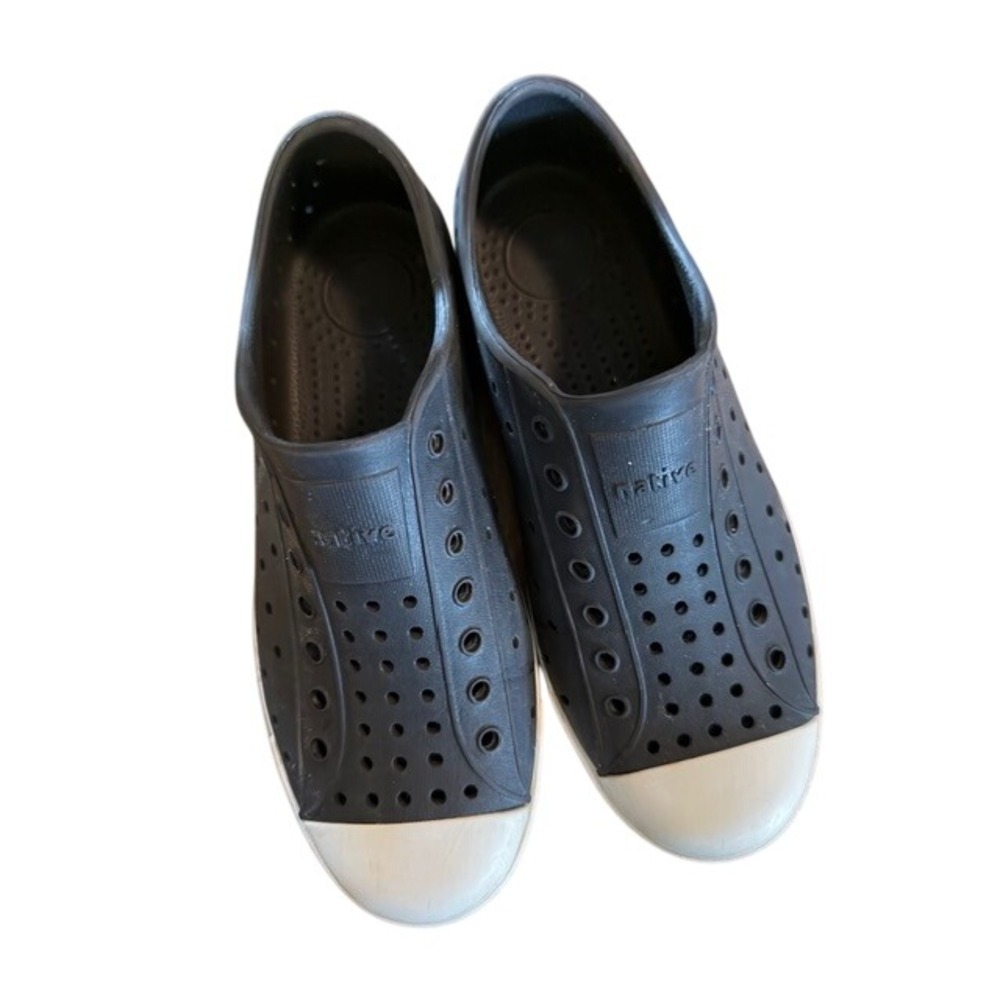 Native Jefferson Blue Kids‎ Youth Slip On Water Shoes Sneaker Size J3